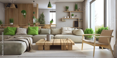 Modern living room interior design © Brian