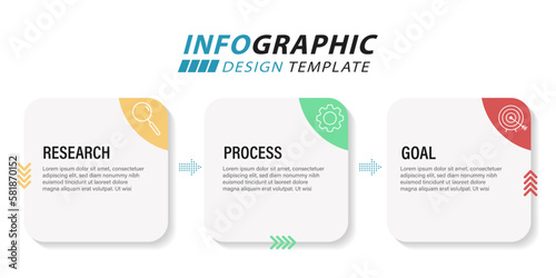 Timeline Creator infographic template. 3 Step timeline journey, calendar Flat simple infographics design template. presentation graph. Business concept with 3 options, vector illustration.