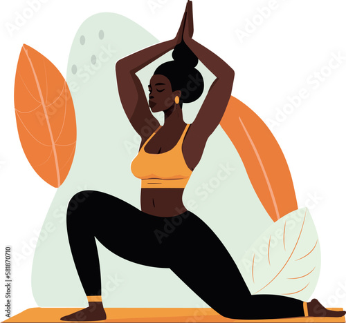 yoga woman in yoga pose