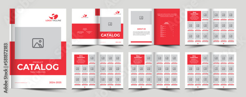 Product catalog or catalogue template design 