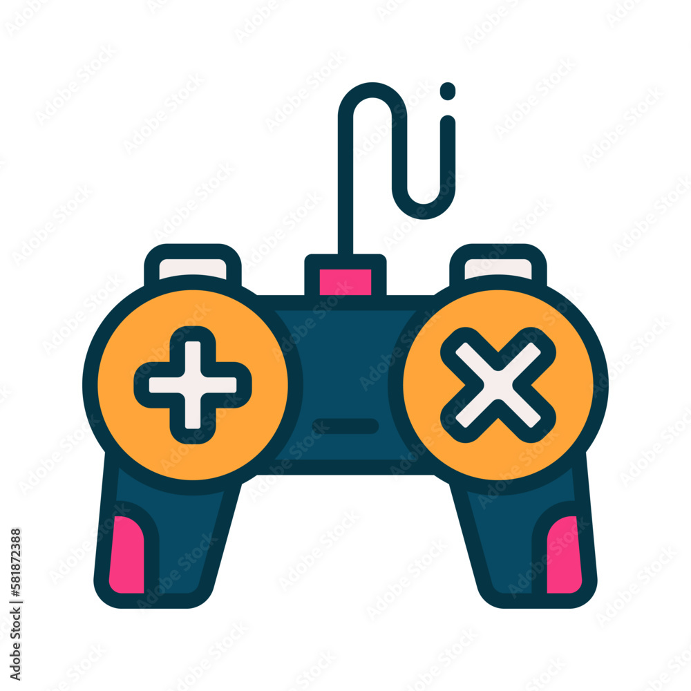 Obraz premium gamepad icon for your website, mobile, presentation, and logo design.
