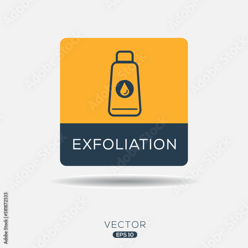 Creative (Exfoliation) Icon, Vector sign.