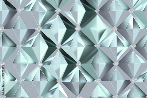 Diamond Gemstone Background - Gemstones Textures Backdrop Series - Diamond Wallpaper created with Generative AI technology