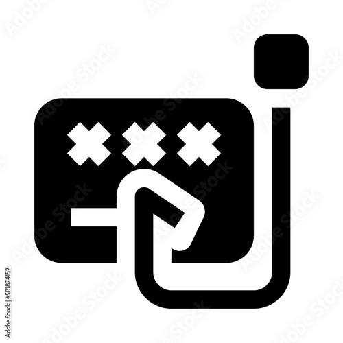 phishing icon for your website, mobile, presentation, and logo design.
