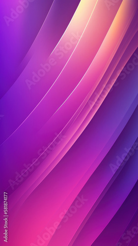 Abstract purple and magenta background for design, purple abstract vertical banner background. Generative AI