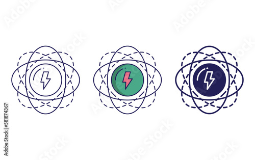Energy vector icon