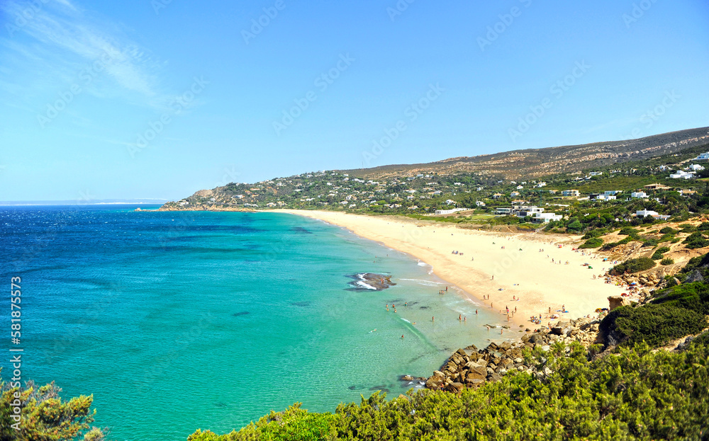 Germans beach (Playa de los Alemanes) in Zahara de los Atunes, beaches of Cadiz, Spain, South of Europe