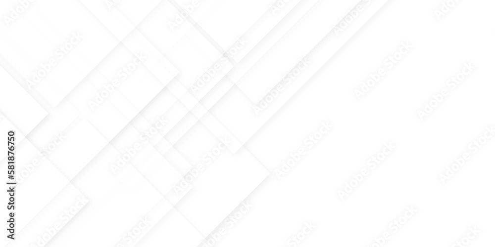 Obraz premium Modern and stylish Dynamic minimal blank white stripe geometric line vector background with minimal tech lines and white light grey modern seamless business technology concept geometric shapes. 