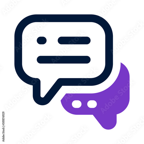 chat icon for your website, mobile, presentation, and logo design.