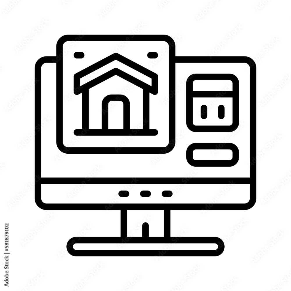 home website icon for your website, mobile, presentation, and logo design. home website icon for your website, mobile, presentation, and logo design.