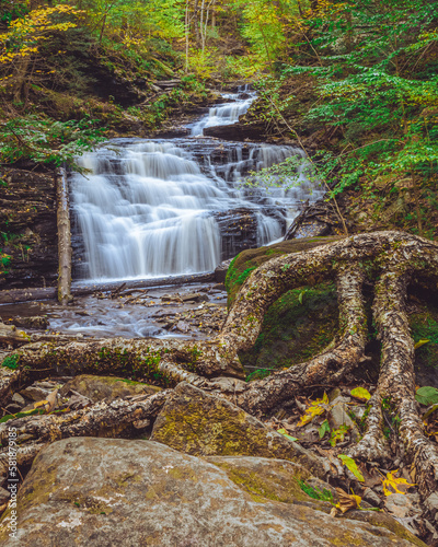 Waterfalls at Ricketts Glen, PA photo