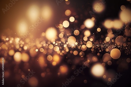 Abstract christmas or new years festive lights and sparkles background