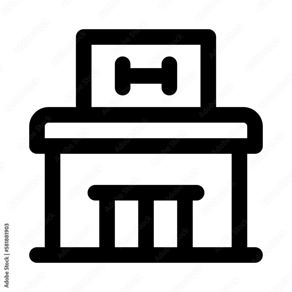 gym icon for your website, mobile, presentation, and logo design. gym icon for your website, mobile, presentation, and logo design.