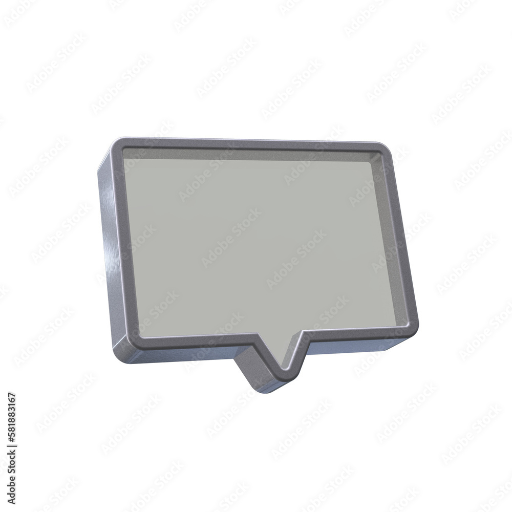 Fototapeta premium Realistic Frame 3D render with transparent background