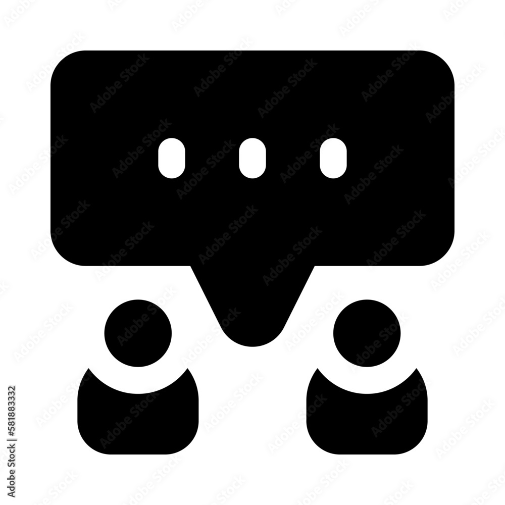 discussion icon for your website, mobile, presentation, and logo design. discussion icon for your website, mobile, presentation, and logo design.
