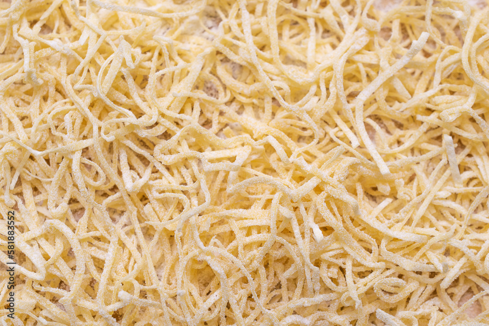 homemade pasta with visible details. background or texture homemade pasta with visible details. background or texture
