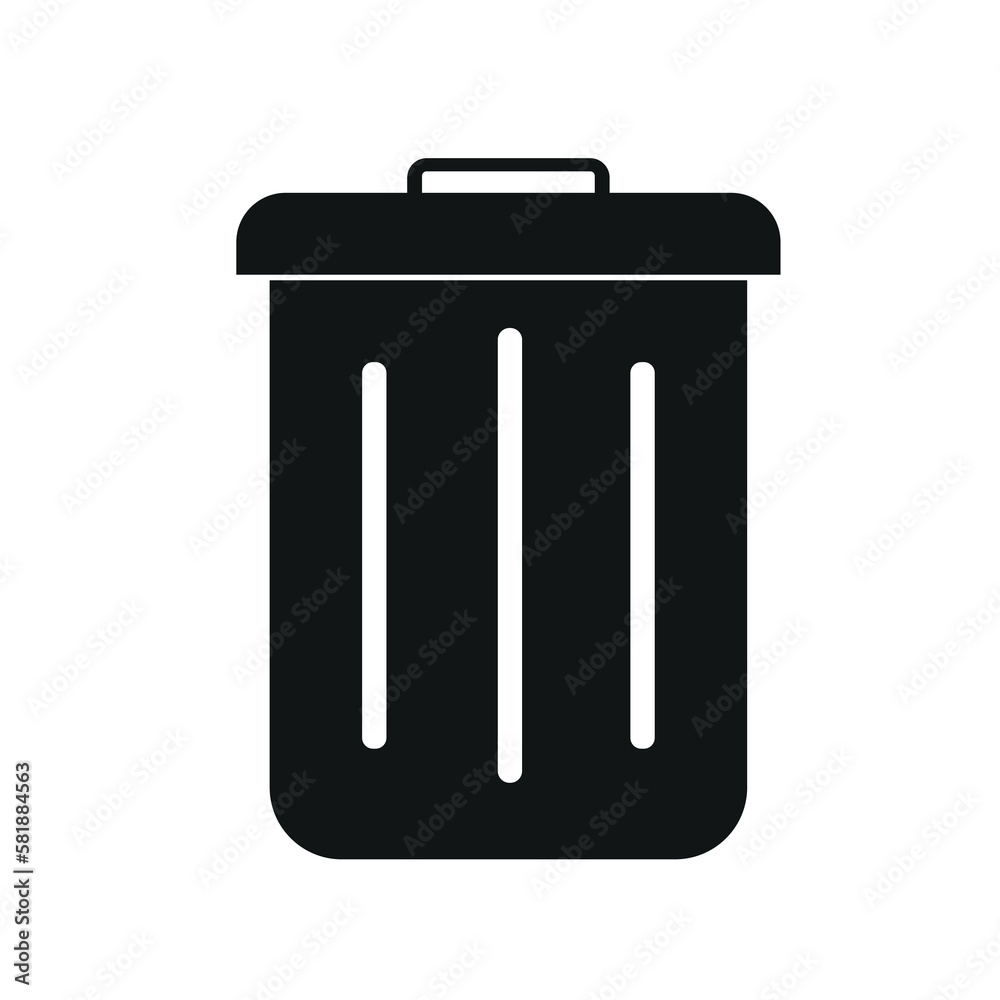 trash can icon, recycle bin icon trash can icon, recycle bin icon
