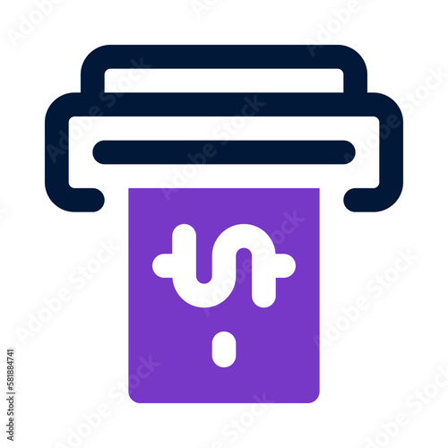 cash withdraw icon for your website, mobile, presentation, and logo design.