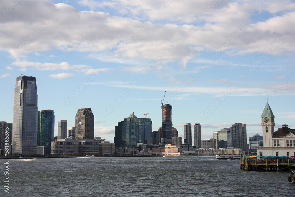 Fototapeta premium Skyline de Manhattan à New York. USA
