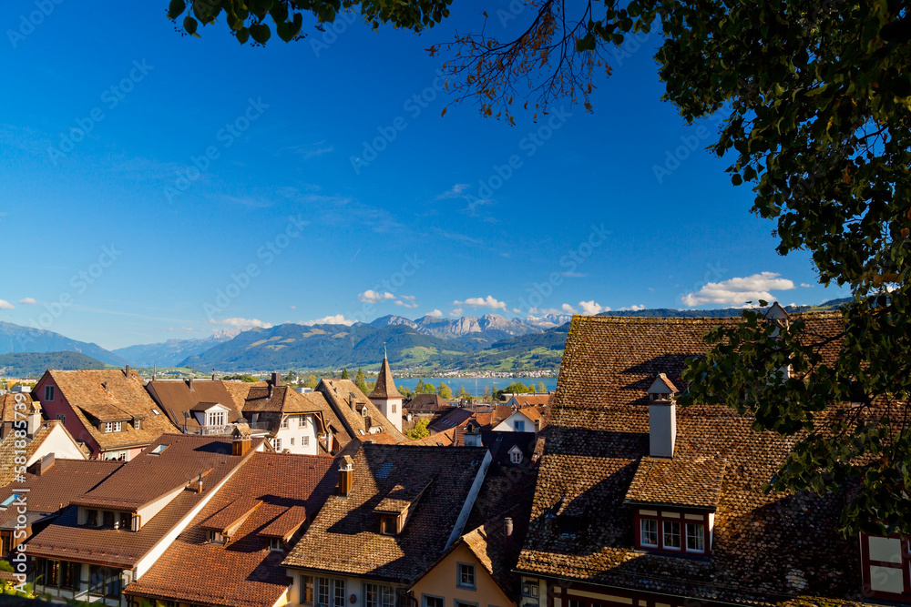 Rapperswil-Jona am Zürcherseem Alpen, Schweiz Rapperswil-Jona am Zürcherseem Alpen, Schweiz