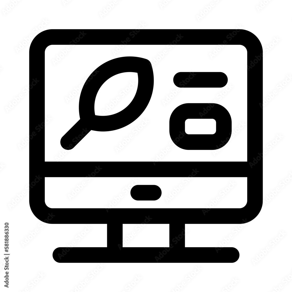 monitoring icon for your website, mobile, presentation, and logo design. monitoring icon for your website, mobile, presentation, and logo design.