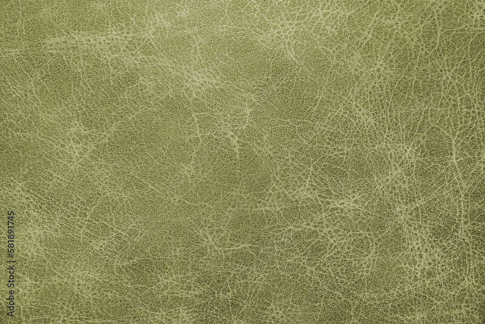 Genuine, natural, artificial khaki leather texture background. Luxury