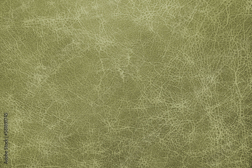 Genuine, natural, artificial khaki leather texture background. Luxury material for header, banner, backdrop, wallpaper, clothes, furniture and interior design. ecological friendly leatherette.