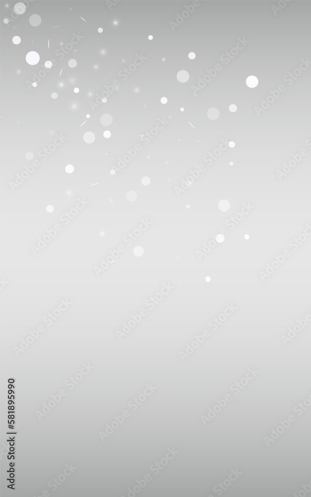 Winter Blizzard Vector Silver Background. Holiday Winter Blizzard Vector Silver Background. Holiday
