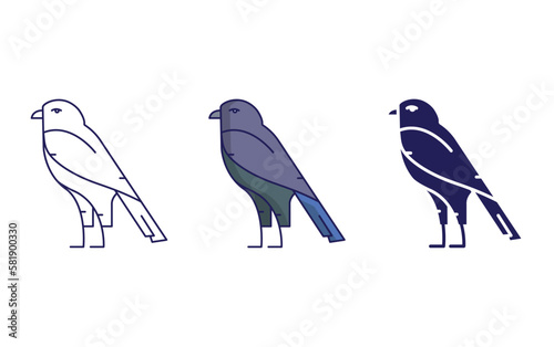 Eagle vector icon