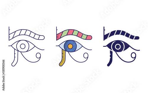 Eye of Ra vector icon
