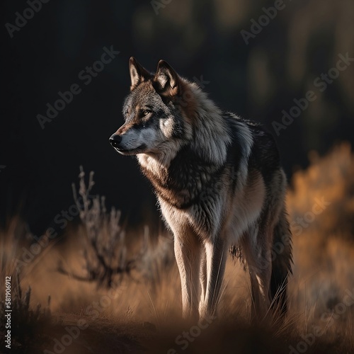 National geographic Fotografie von einem Wolf