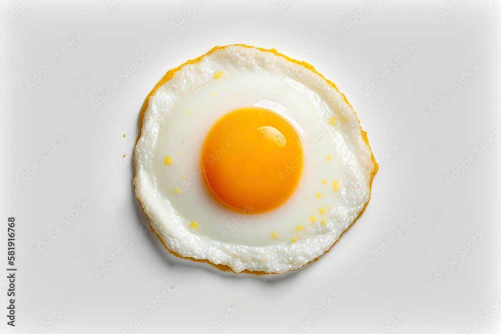 fried egg isolated on white background fried egg isolated on white background