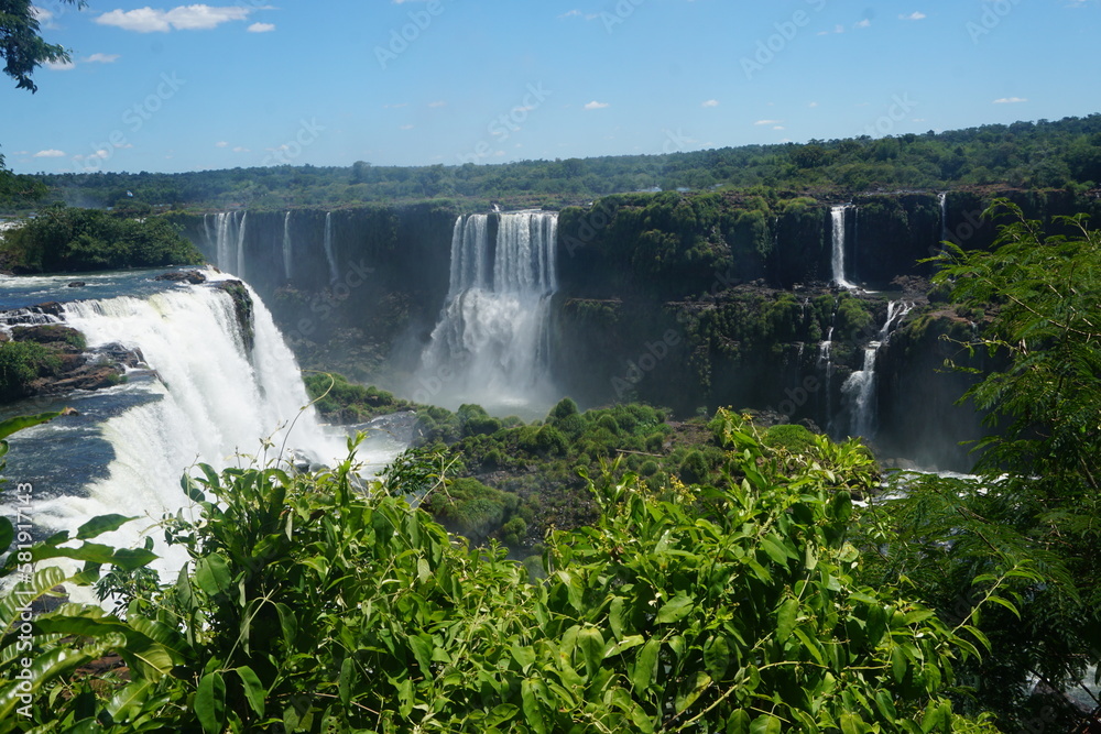 Fototapeta premium Iguazu Falls (Argentina and Brazil)
