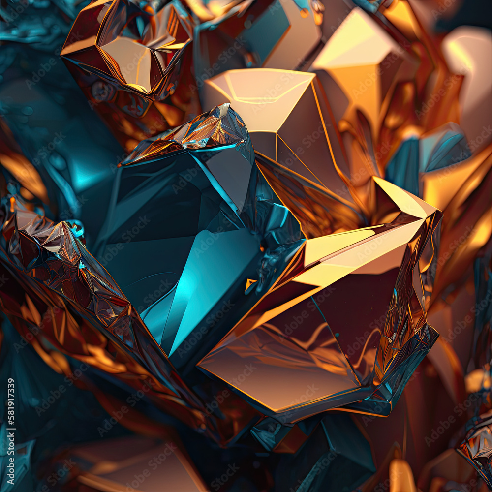 Topaz Yellow Gemstone Background - Gemstones Textures Backdrop Series