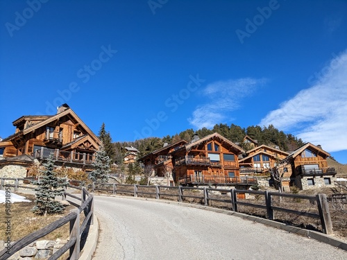 Auton, ski resort, French alps.