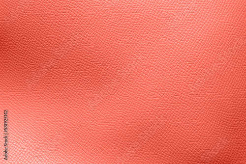 Closeup view of coral leather texture
