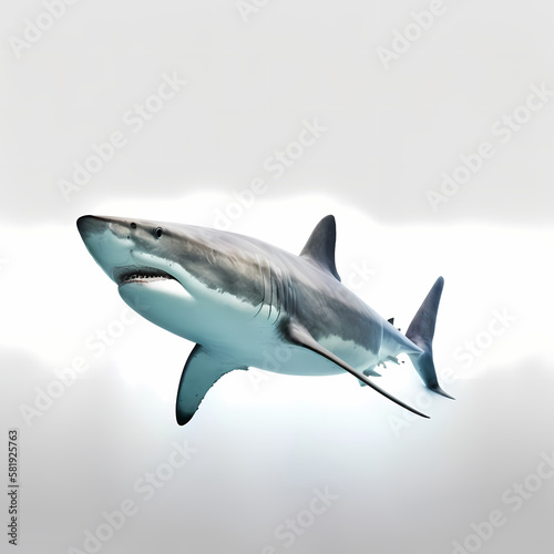 Shark Isolated White © simpledesign79