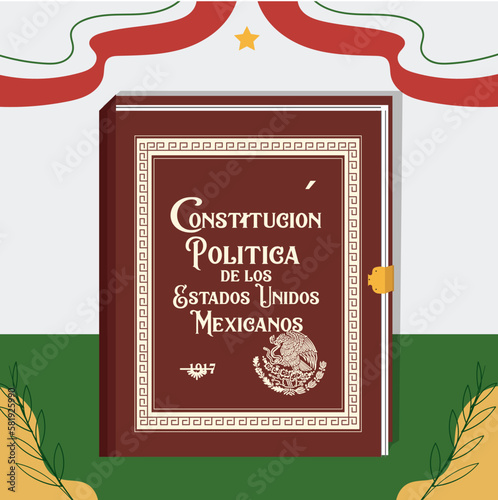 constitution of 1917- old book