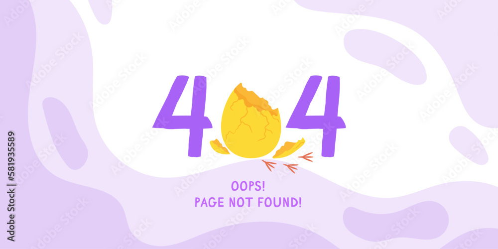 Fototapeta premium Error 404, page not found. website under development. Suitable for web landing page, UI, mobile app, banner template. Vector illustration