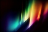  fading blurry colors on the dark background, Generative AI