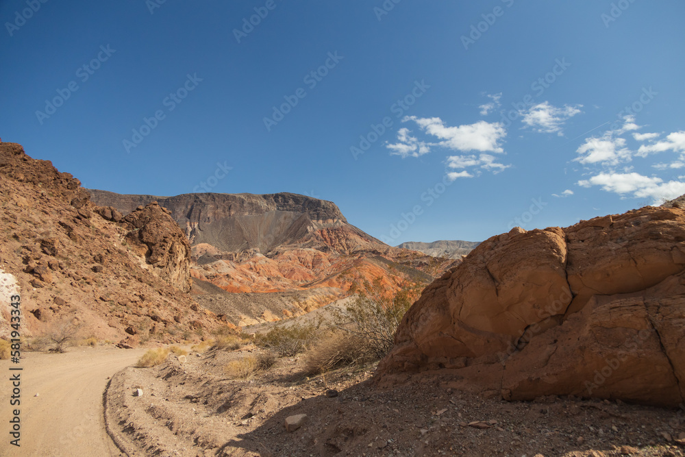 Dirt road at Lake Mead National Recreation Area, Nevada 