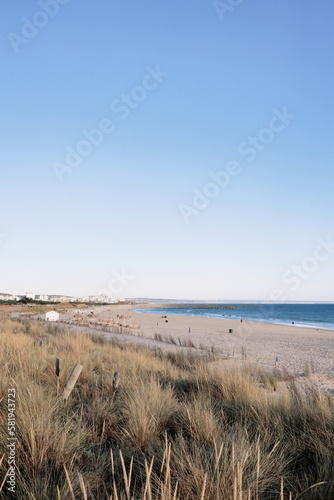 sand dunes and beach