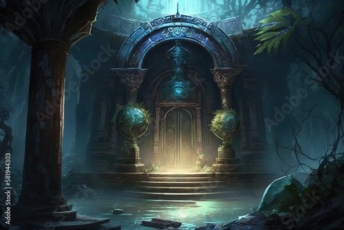 Forbidden Secrets Hiding Inside the Fabled Mystic Temple Generative AI