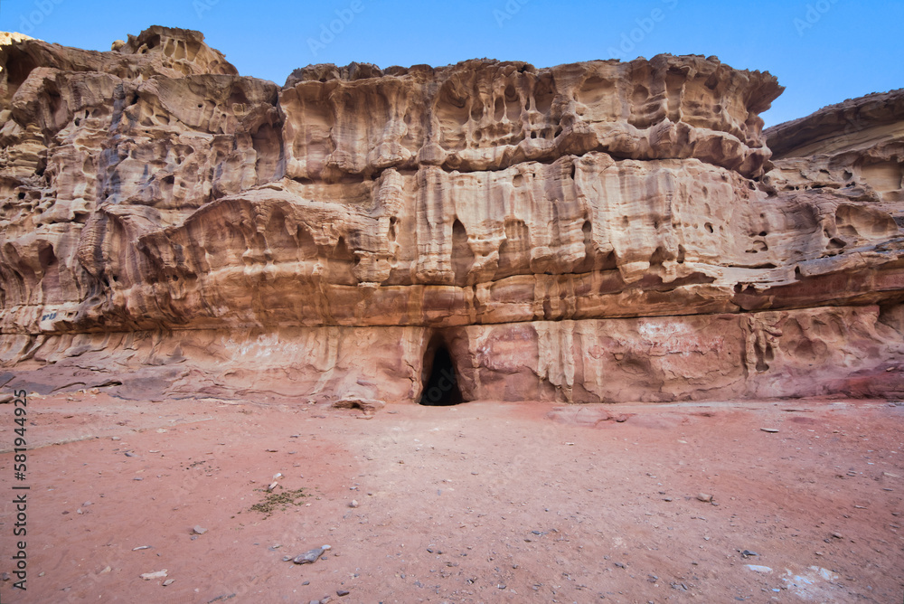 Lawrences Cave, Wadi Rum Desert, Jordan