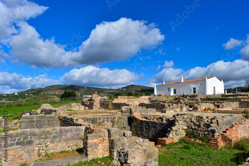 Ruinen von Milreu in der portugiesischen Gemeinde Estoi, Algarve 