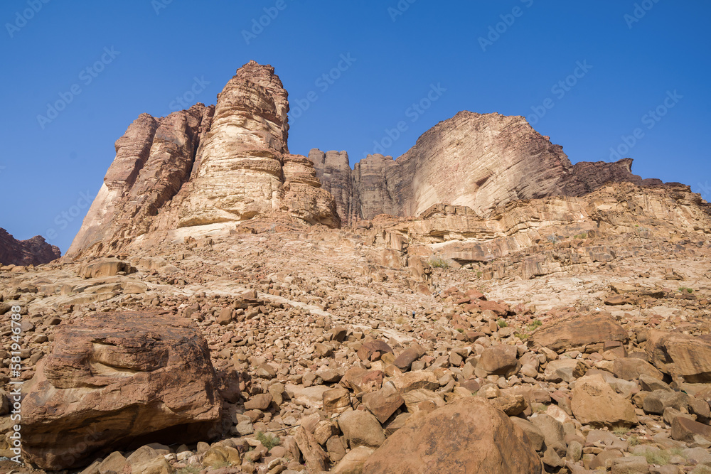 Lawrences well, Wadi Rum Reserve, Jordan Desert
