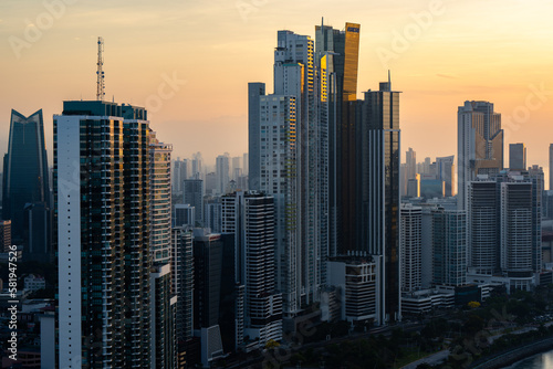 Panama City Panama, City Skyline, Avenida Balboa, Panama Canal