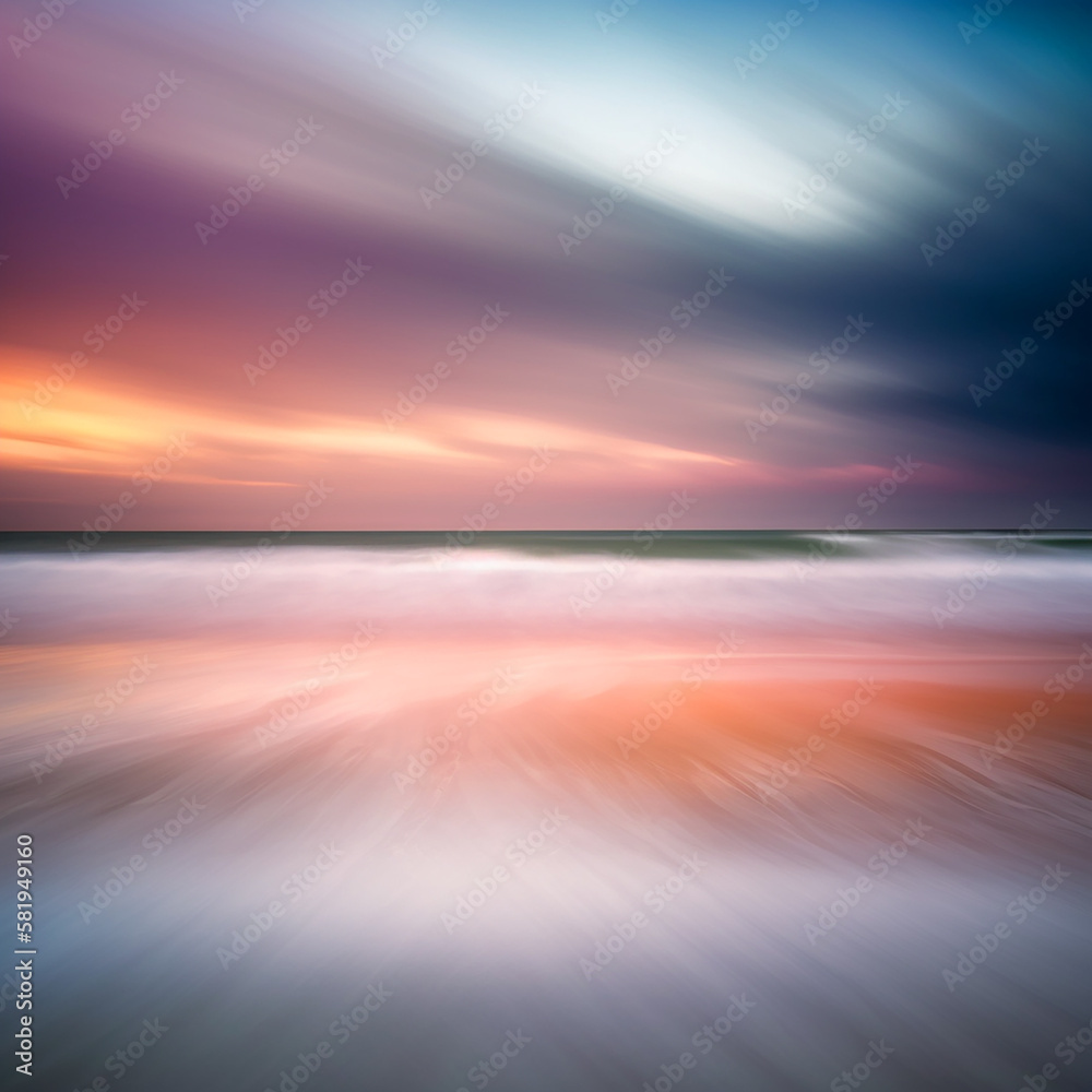 Obraz premium sunset over the sea