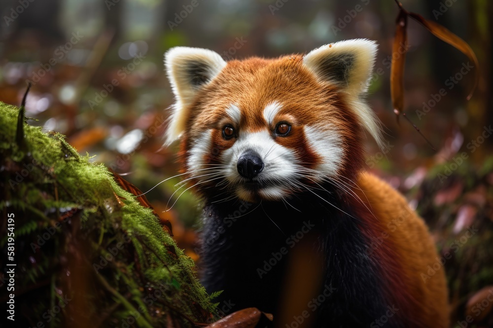 Red panda in the Sichuan province of China's Chengdu Panda Base. Generative AI Red panda in the Sichuan province of China's Chengdu Panda Base. Generative AI