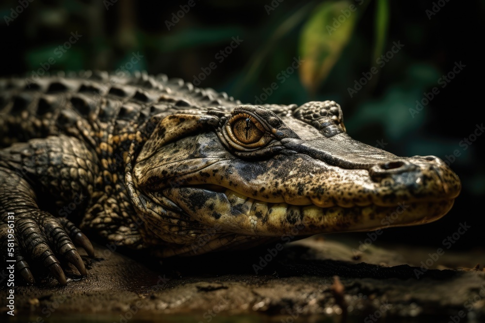 The Melanosuchus, or Black Caiman The Orinoco crocodile is severely endangered in Niger. largest predator in the ecosystem of the Amazon. Brazilian nature photo of a wildlife. Theme of animals The Melanosuchus, or Black Caiman The Orinoco crocodile is severely endangered in Niger. largest predator in the ecosystem of the Amazon. Brazilian nature photo of a wildlife. Theme of animals
